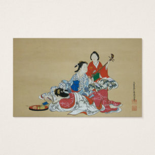 Cartes De Visite Trois belles dames japonaises en kimono