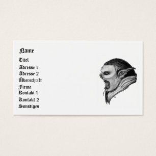 Cartes De Visite Troll