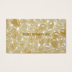 Cartes De Visite tuiles en verre beiges