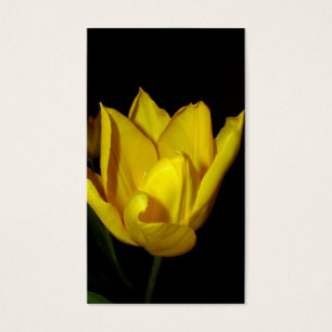 Cartes De Visite Tulipe jaune