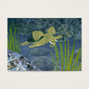Cartes De Visite Turphant de natation