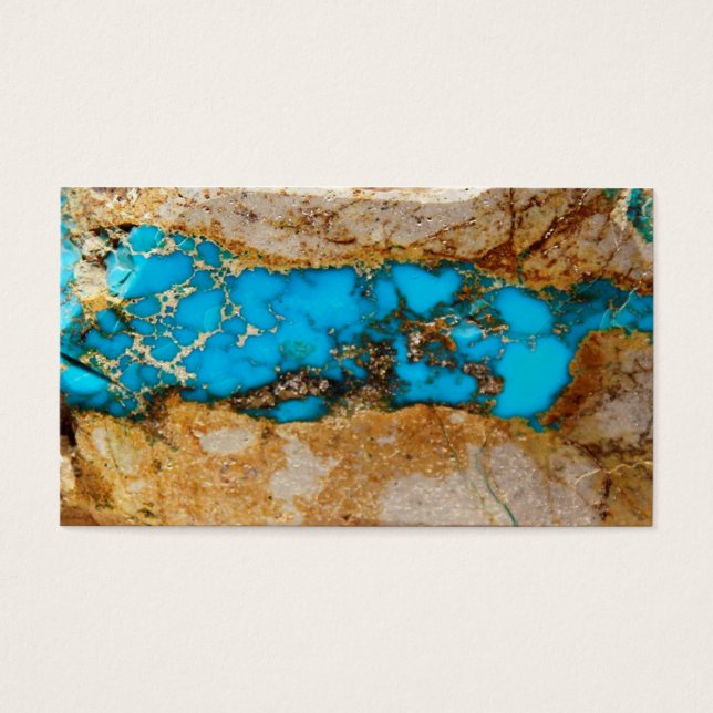 Cartes De Visite Turquoise rock (Devant)