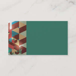 Cartes de visite turquoises