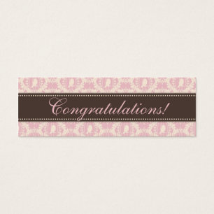 Cartes De Visite Tweet Tweet Girl Skinny Gift Tag 3