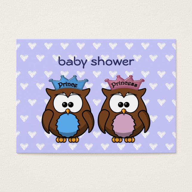 Cartes De Visite twin owl princess (Devant)