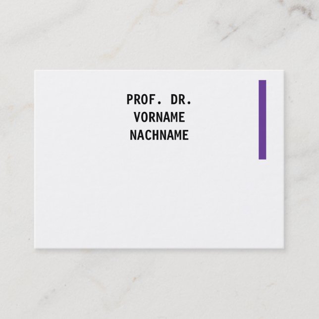 Cartes de visite typo (Devant)