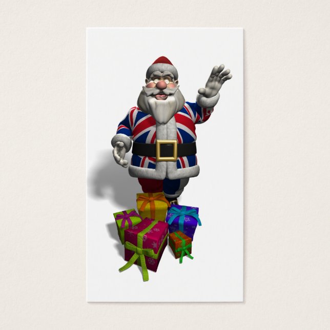 Cartes De Visite UK Santa Claus (Devant)