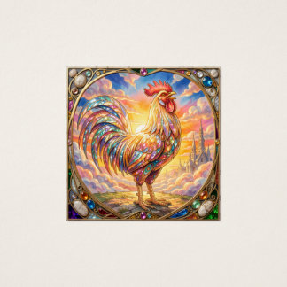 Cartes De Visite Un coq éthéré