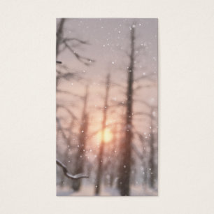 Cartes De Visite Une nuit d'hiver Signets de rêve