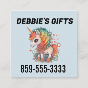 CARTES DE VISITE UNICORN SQUARE