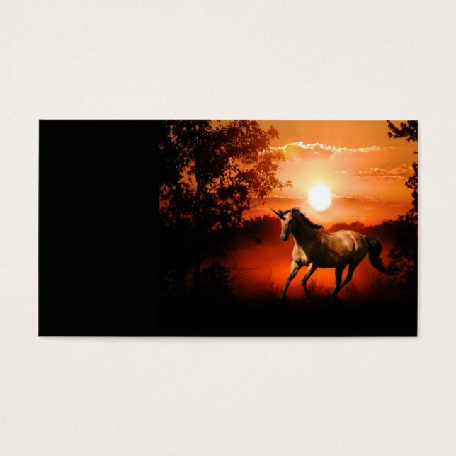 Cartes De Visite Unicorne (Devant)