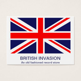 Cartes De Visite Union Jack classique