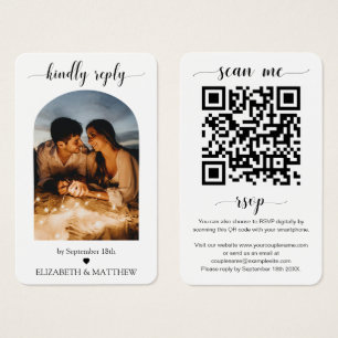 Cartes De Visite Unique site Web Arch Photo QR Code Analyser moi à