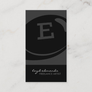 Cartes de visite uniques de monogramme