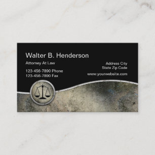 Cartes de visite uniques pour avocat