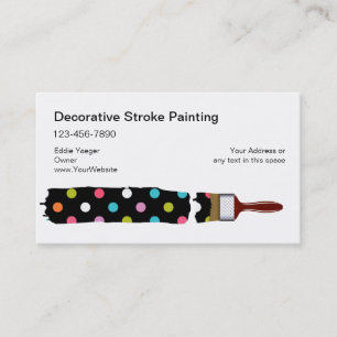 Cartes de visite uniques pour peintre