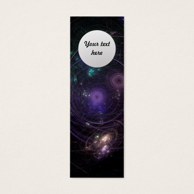 Cartes De Visite Univers abstrait d'art (Devant)