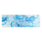vagues de bulles bleues