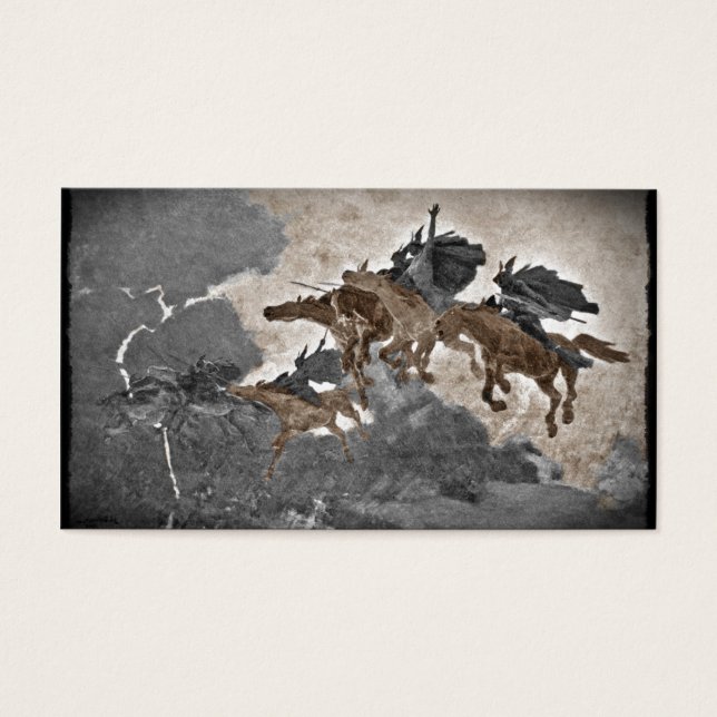 Cartes De Visite Valkyries dans la tempête (Devant)