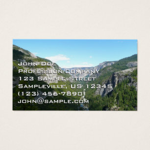 Cartes De Visite Vallée de Yosemite dans le parc national de Yosemi