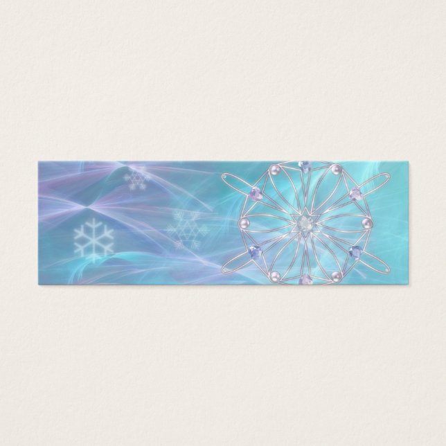 Cartes De Visite Valse des flocons Signets (Devant)