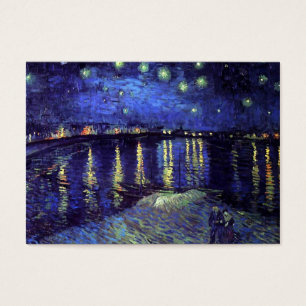 Cartes De Visite van gogh a erré la nuit sur le rhone