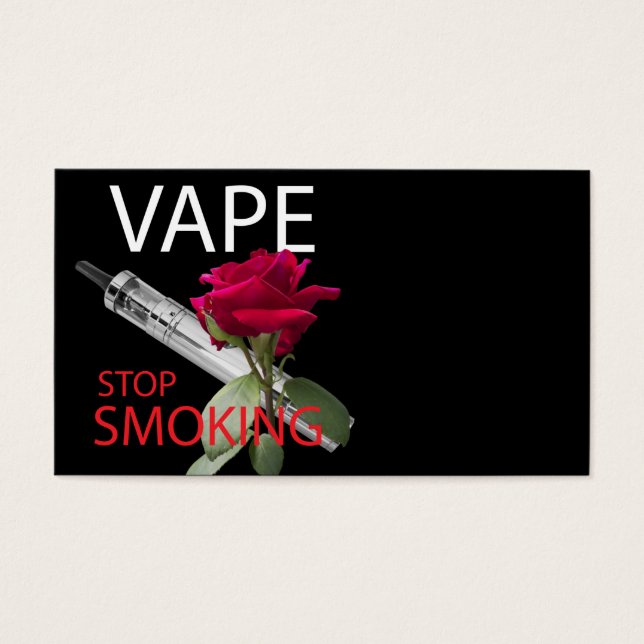 Cartes De Visite Vape. Arrêtez de fumer (Devant)