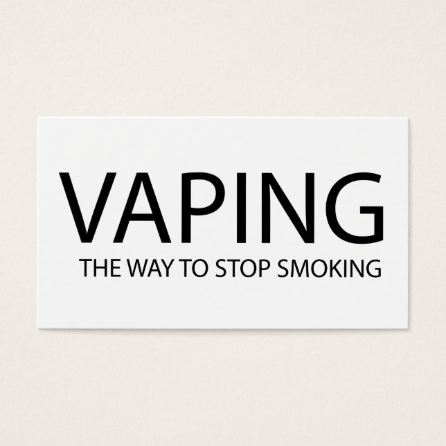 Cartes De Visite Vaping (homonymie) (Devant)