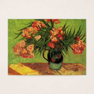 Cartes De Visite Vase Still Life avec Oleanders and Books, Van Gogh