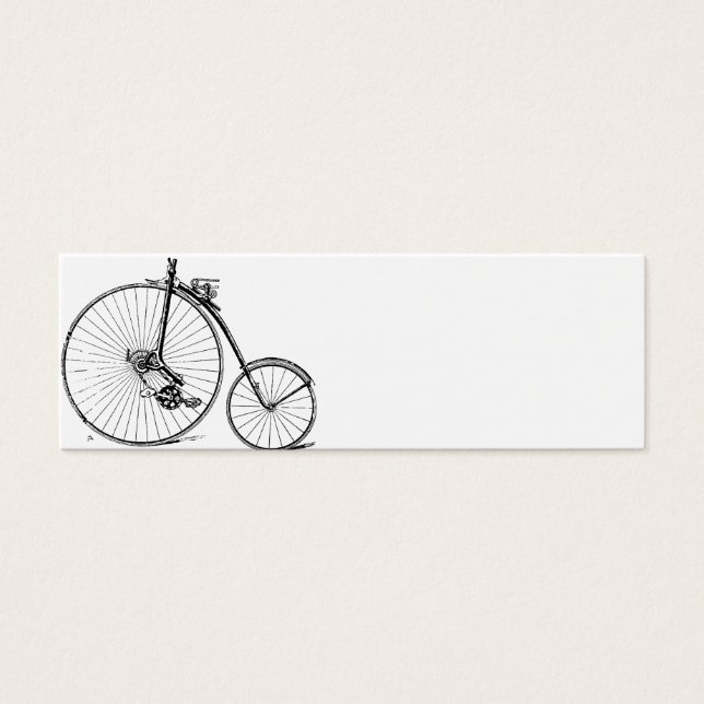 Cartes De Visite Vélo vintage (Devant)