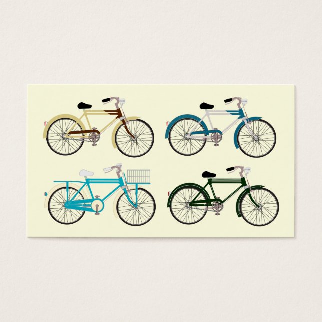 Cartes De Visite Vélos vintages (Devant)