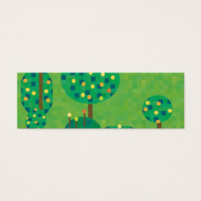 Cartes De Visite verger d'agrumes ou jardin (Devant)