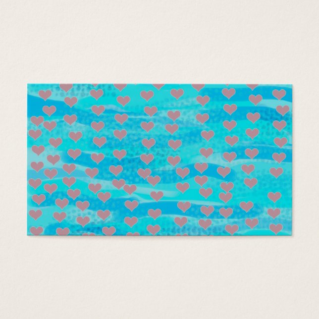 Cartes De Visite Verliebte Fische (Devant)