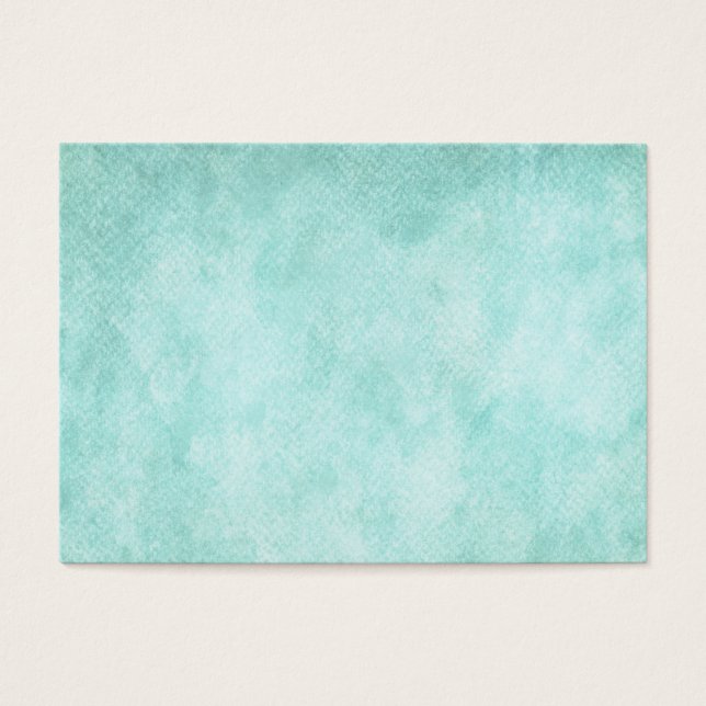 Cartes De Visite Vert clair Aquarelle papier Arrière - plan blanc (Devant)
