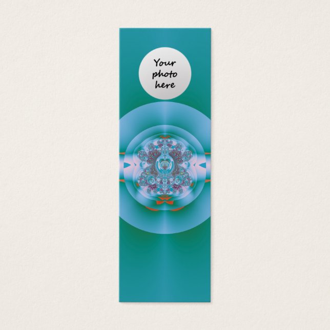 Cartes De Visite Vert psychédélique (Devant)
