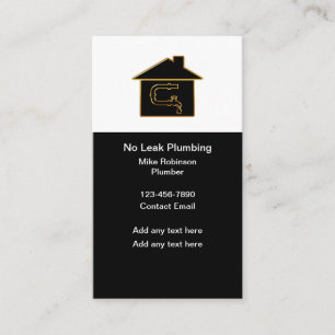 Cartes de visite verticaux haut de gamme en plombe