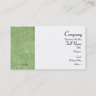 Cartes de visite verts Marmarino