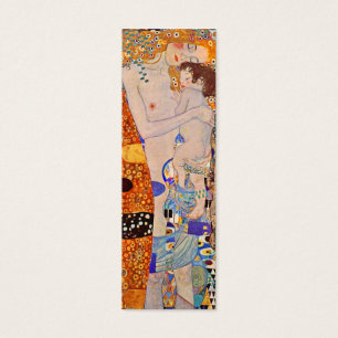 Cartes De Visite Vieilles femmes Signet Vintage par Gustav Klimt