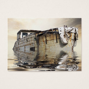 Cartes De Visite Vieux bateau frais