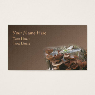 Cartes De Visite Village champêtre Brown sauvage Nature