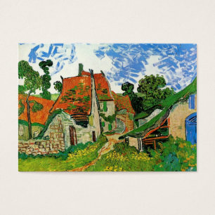 Cartes De Visite Village Street à Auvers par Vincent van Gogh