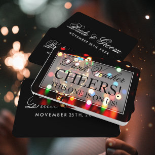Cartes De Visite Vin Verre Bokeh Lights Bon de boisson