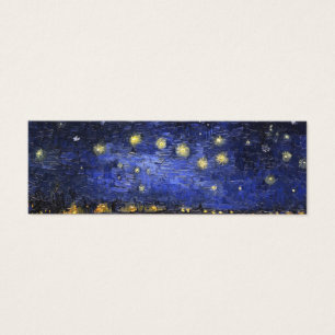 Cartes De Visite Vincent Van Gogh Starry Night Over The Rhone