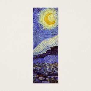 Cartes De Visite Vincent Van Gogh Starry Nuit Vintage Art