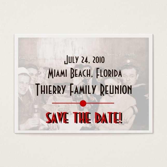 Cartes De Visite Vintage (Devant)