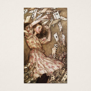Cartes De Visite Vintage Arthur Rackham Alice Au Pays Des Merveille