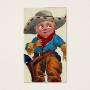 Cartes De Visite Vintage Cowboy