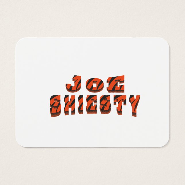 Cartes De Visite Vintage Joe Shiesty - Football Cincinnati (Devant)