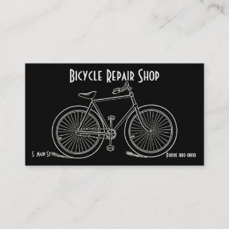 Cartes de visite vintages à vélo