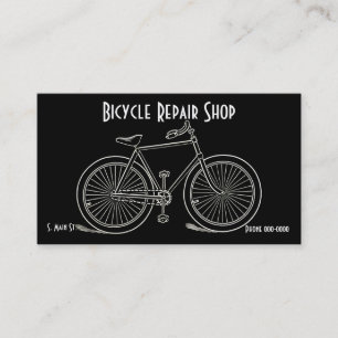 Cartes de visite vintages de bicyclette